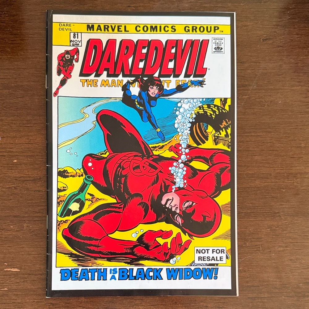 DAREDEVIL 81 2nd PRINT GIVEAWAY PROMO VARIANT 2004 TOYBIZ LEGENDS BLACK WIDOW